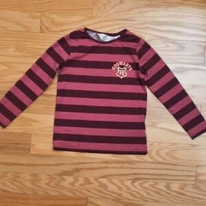 H&M + Harry Potter Striped Long Sleeve Tee, Size 6X/7 NWOT